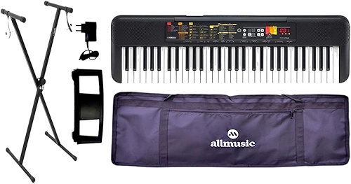 Kit Teclado PSR-F52 + Capa Allmusic + Suporte + Acessórios