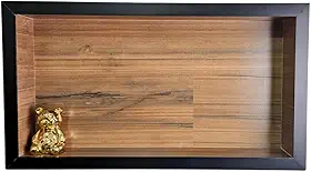 Nicho Porcelanato para Banheiro Embutir 30x60 com Borda de Alumínio Durável (Amadeirado)