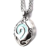 Hearthstone Pendant Necklace: Unique Game Inspired Design, Perfect for Gaming Enthusiasts, Striking Fashion Accessory, Unique Gift Option