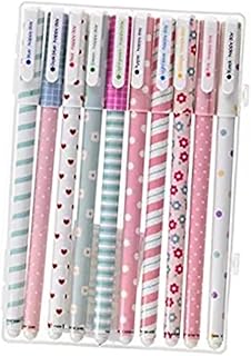 Ciieeo 10Pcs Canetas De Gel Coloridas Canetas De Gel Coloridas Canetas De Gel Coloridas Canetas De Tinta De Gel Coloridas De Ponto Fino Canetas De Tinta Coloridas Para Escrever