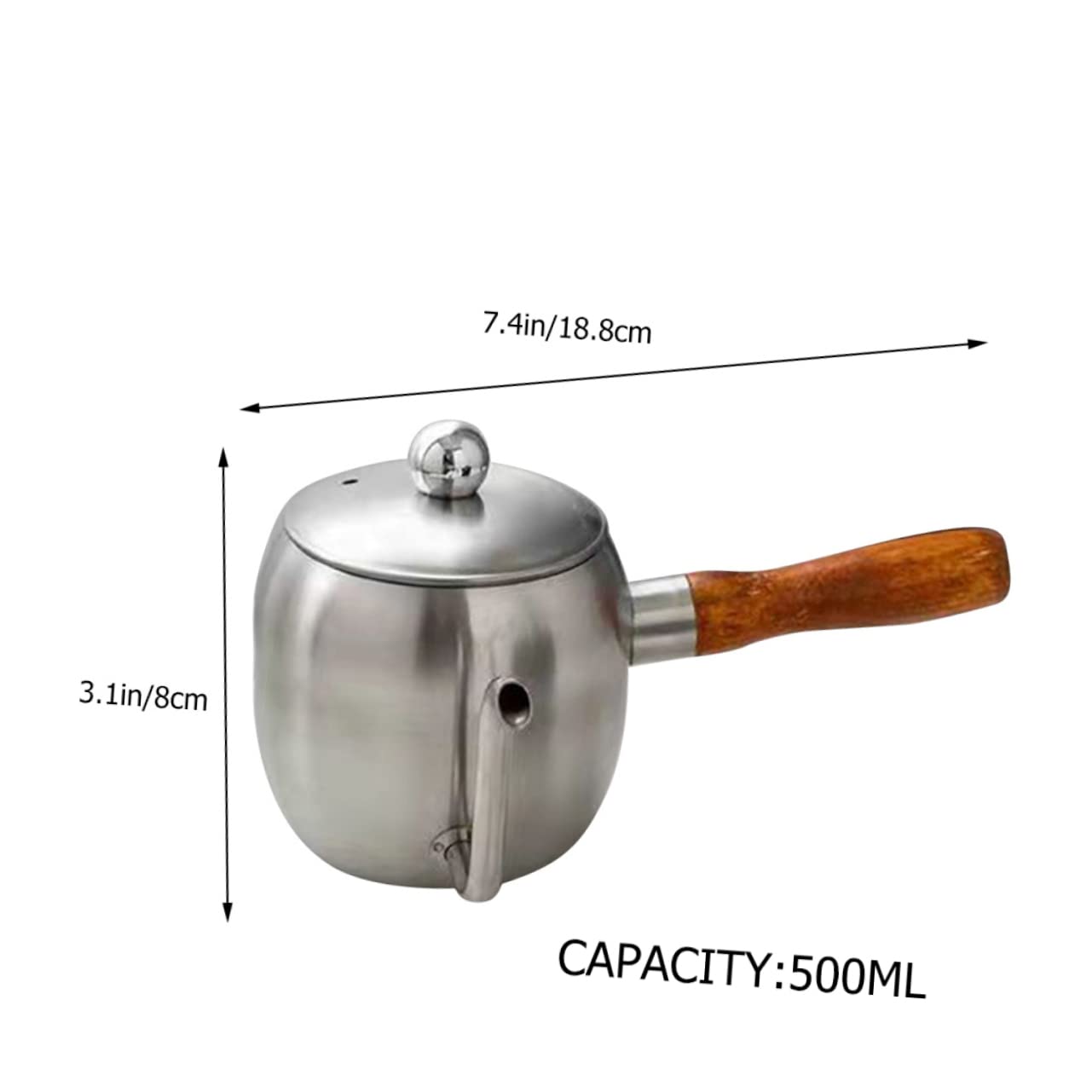 SOLUSTRE Drip Coffee Pot Japanese Kettle with Ergonomic Spout Design for Home Office Use for Coffee Lovers and Camping Essentials