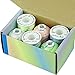 Simthread Glow in The Dark Thread, Polyester Embroidery Thread, 5 Spools 550 Yards Each, for Home Embroidery and Sewing Machine