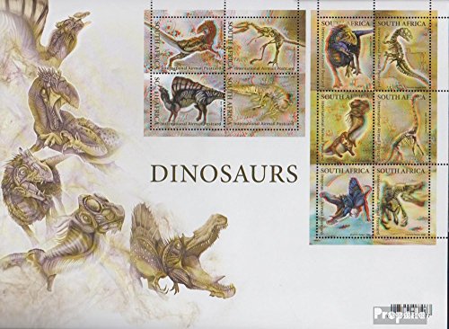 Sud Africa 1875-1884 Minifoglio (Completa Edizione) 2009 Preistorici Rettili (Francobolli per i Collezionisti) Anfibi / rettili / Dinosauro