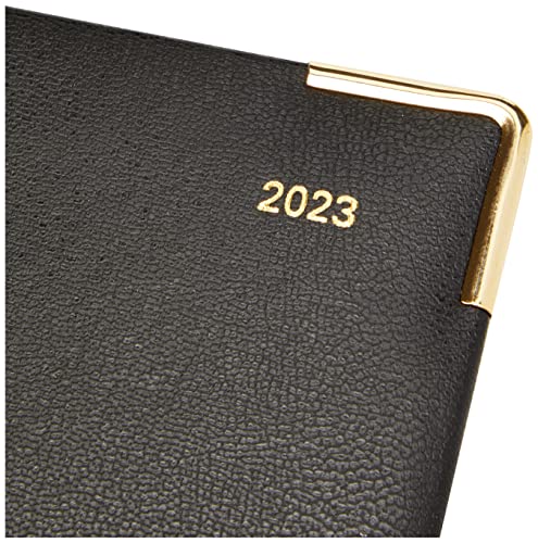 Letts of London Classic A5 vertical week to view with appointments 2023 diary - black, 23-C32XBK - Image 4