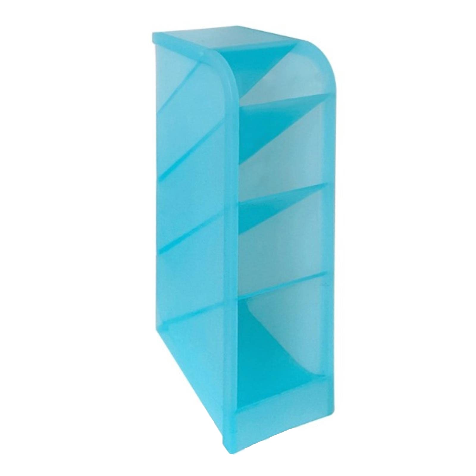 Desk Pen Holder Pencil Makeup Organizer Desktop Organizer for Cosmetics Plastic Storage Box School Office Kawaii Stationery