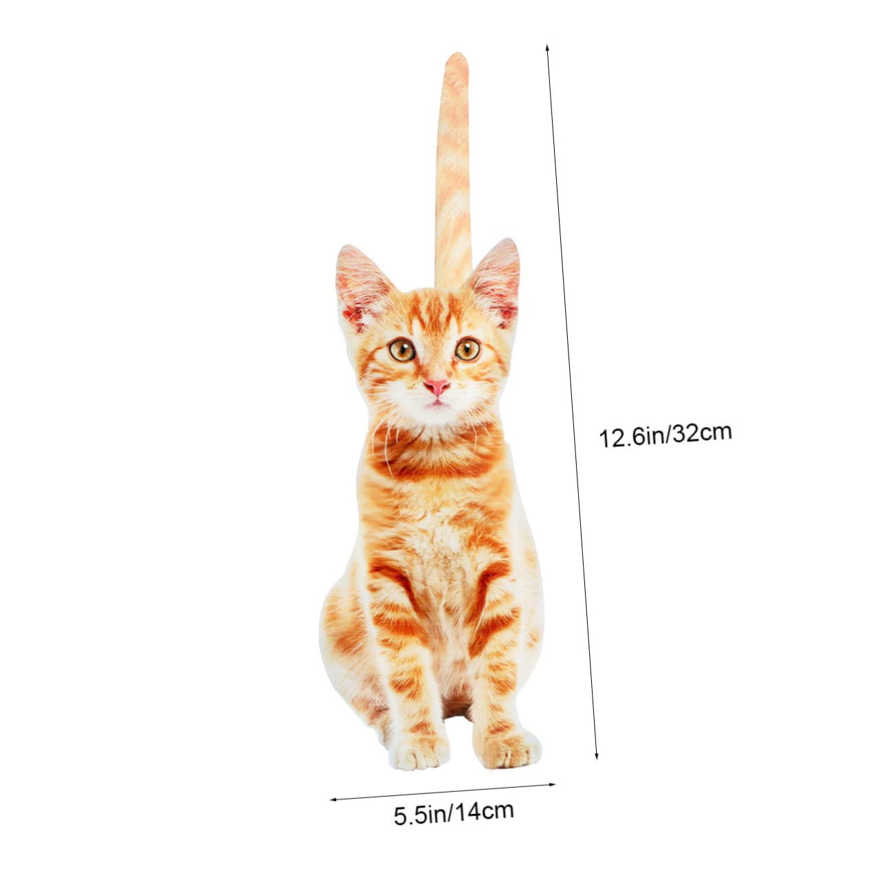 TOYANDONA Portarotolo Organizer a Forma di Gatto in Ferro Giallo di Carta Porta Rotolo Moderno e Funzionale senza Fori per Carta da Cucina e Bagno