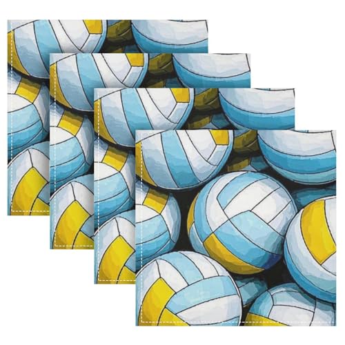 Servilletas de Tela Cuadradas 50.5x50.5 cm Set x4 miniatura 1