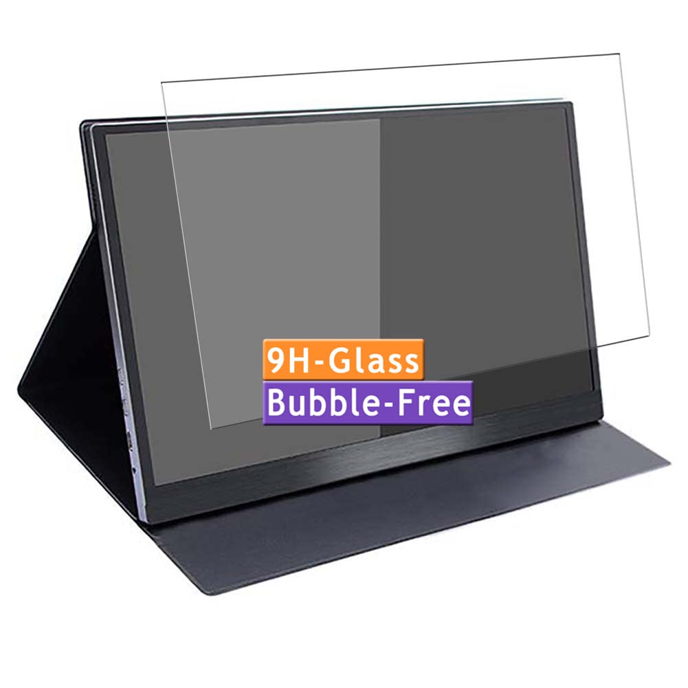 Vaxson Tempered Glass Screen Protector, compatible with Eofiti 13.3" Mobile Monitor Visible Area, 9H Film Protectors Guard New