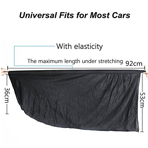 Auto Parasole, 2 pack posteriore della finestra