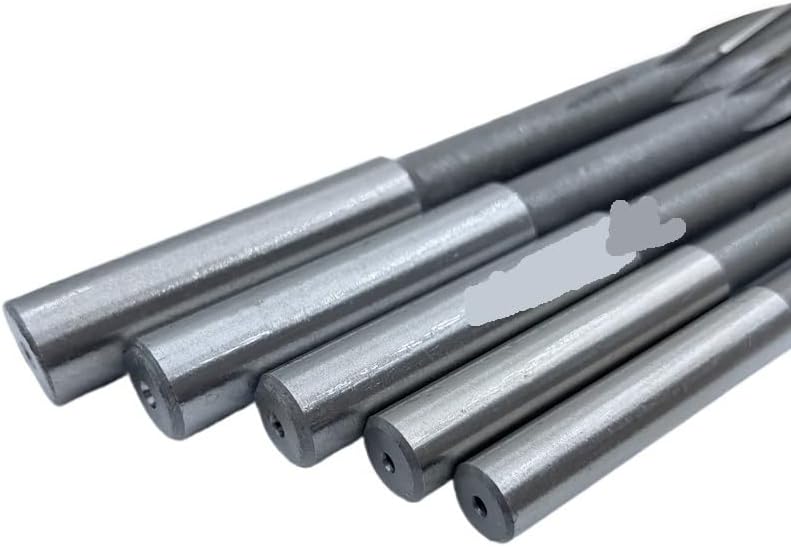 HSS Spiral Flute Machine Reamer H7 D3mm-D20mm CNC Tool Precise Cutting for Metal Steel Aluminum Hole Expansion Drill(18mm)