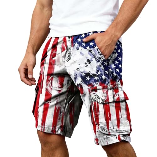 Short cargo homme léger à poches style travail confortable pour été