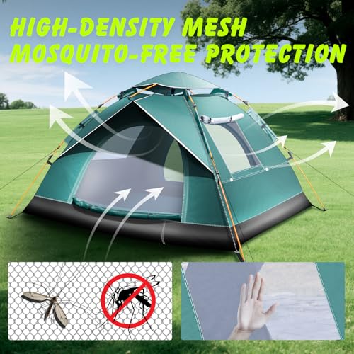 Carpa automática para camping 2-3 personas resistente al agua miniatura 5