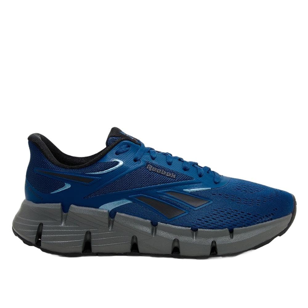 Reebok Men's Zig DYNAMICA 6 Trainers, Navy/Grey/Black, 35 EU