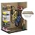 DWVO 5x3ft Resin Outdoor Storage Shed with Floor, Waterproof Lockable Tool Shed with Window, Plastic Outside Resin Storage Shed for Garden Backyard Patio Lawn