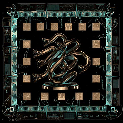 Album art for Chunky Shrapnel [2 LP] [Gold with Black Splatter] by King Gizzard & The Lizard Wizard