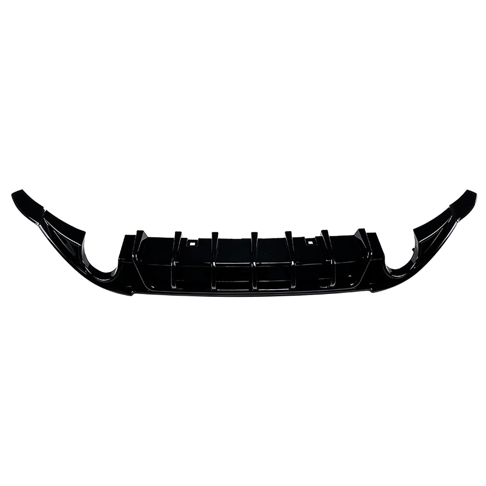 Diffusore per paraurti posteriore auto con copertura a labbro per Volkswagen Golf 7 MK7, kit carrozzeria nero lucido