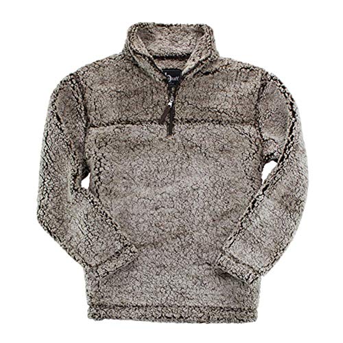 boxercraft Sherpa Quarter Zip Pullover, Warm & Cozy, Frosty Chocolate S