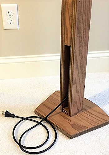 Beautiful Wood Speaker Stand Handcrafted & Compatible For Sonos Play 5 And Sonos Five. Made In U.s.a. Single Stand. Oak Color. #TOP6