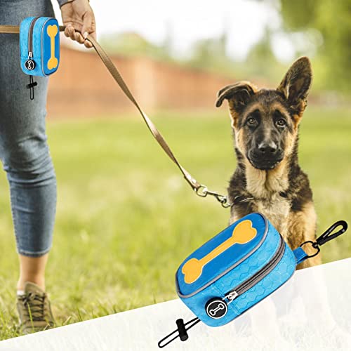 saco cocô cachorro | Titular bolcocô cachorro padrão osso para trela | Saco lixo para cachorro cocô