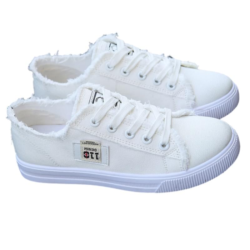 Women's large-size fashionable casual student flat shoes - Lightweight and soft, with anti-slip and wear-resistant soles