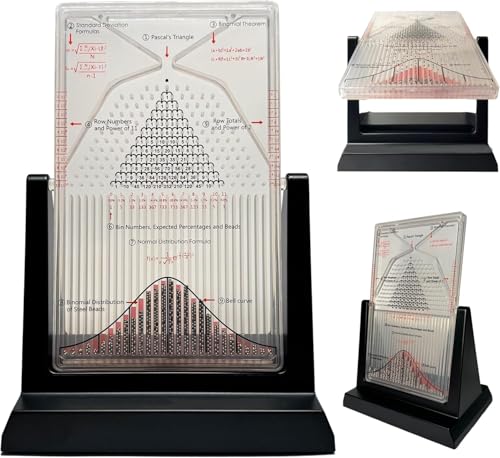 Galton Board avec courbe en cloche pour démonstration de probabilité