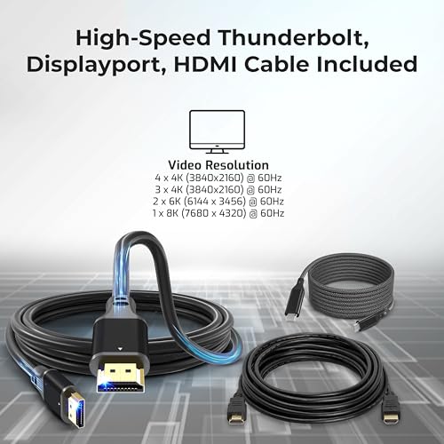 Thunderbolt 4 Docking Station Dual Monitor