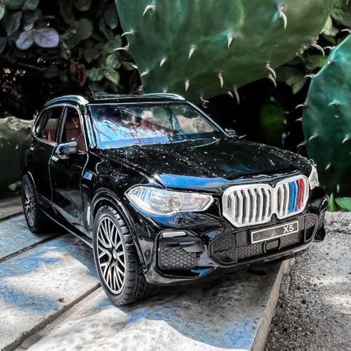 Image of Umadiya X5 SUV Car 1:32 Scale Model Car Exclusive Alloy Metal Pull Back Die-cast Diecast Metal Pullback Toy Openable Doors & Light Music Best Gifts Toys Kids【Colors as Per Stock】