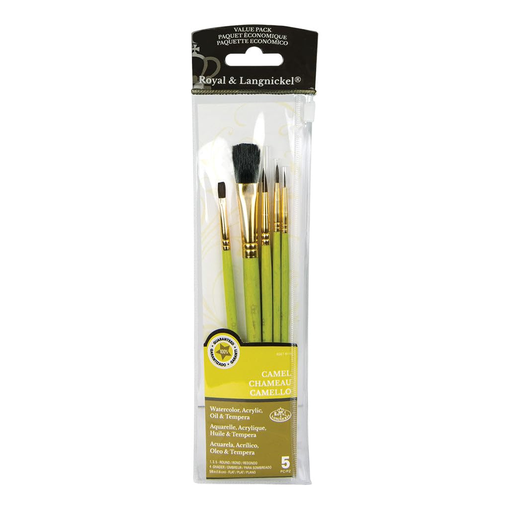 Royal Brush Zestaw szczotek Sable/Camel Value Pack