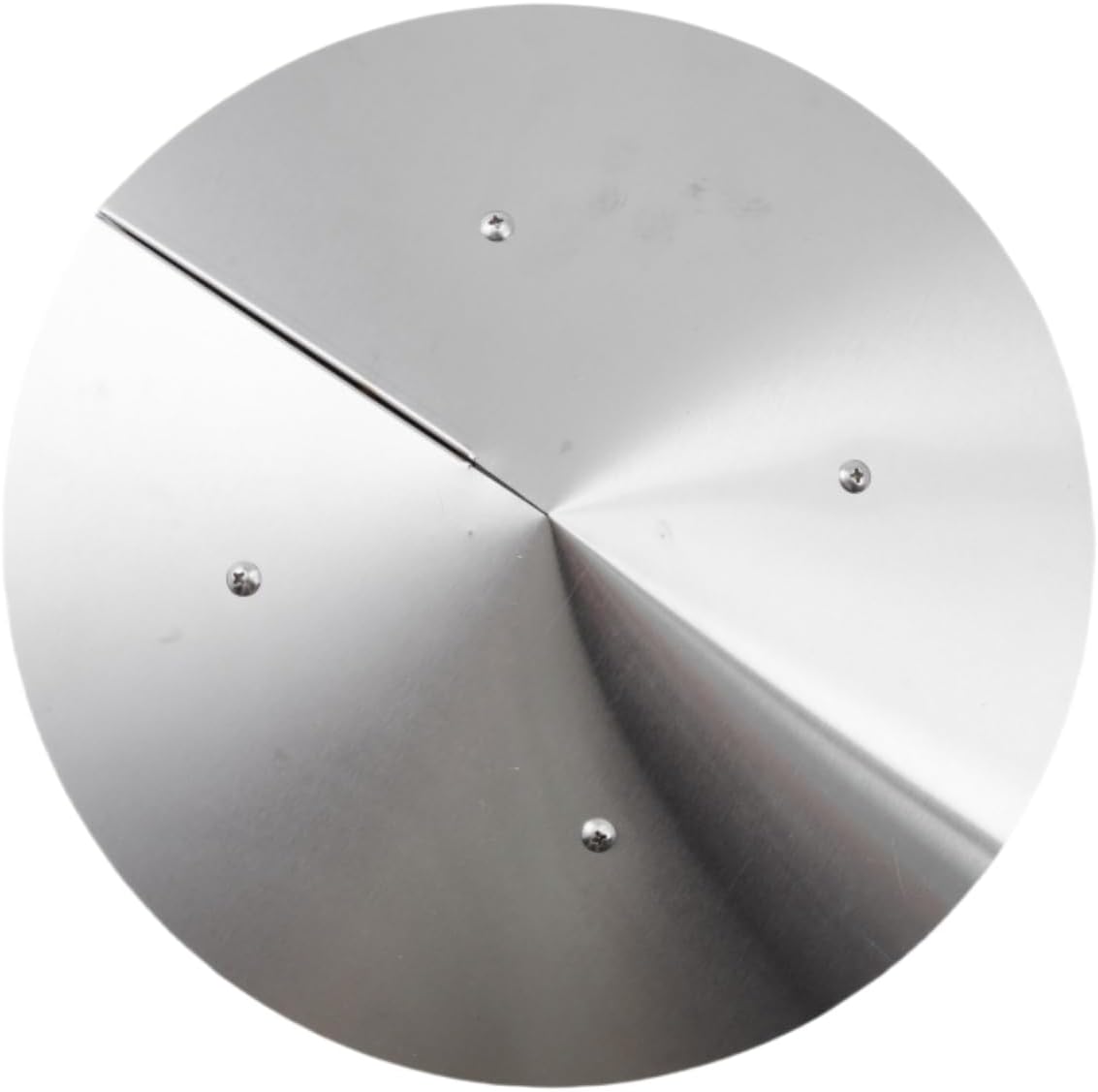 GarveeLife 8 in Round Chimney Cap, Cone Top Chimney Cap with Screen, Stainless Steel Fireplace Exhaust Cap, Outside Roof Rain Cap, Exterior Stove Pipe Cap, Easy Installation, Silver