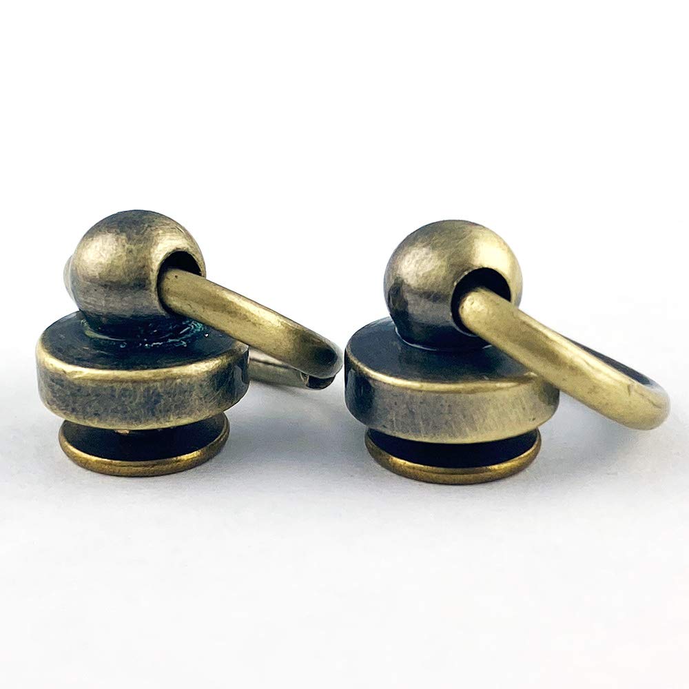 Amazon.co.jp: [KAMON Leather] Tochikan Antique Gold A, Set of 2