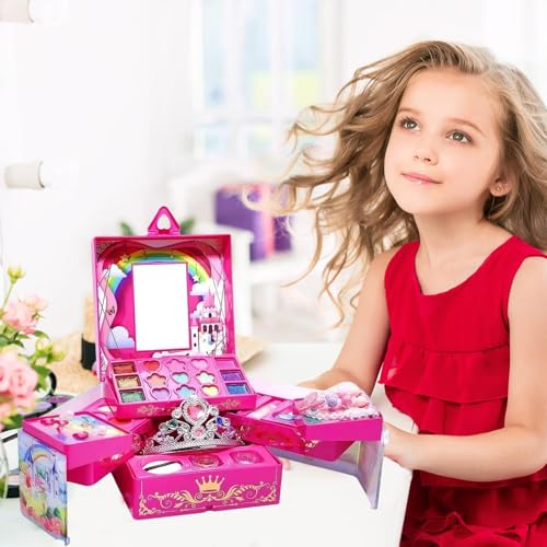 Set de maquillaje para niños lavable perfecto para tardes de disfraces en casa 3