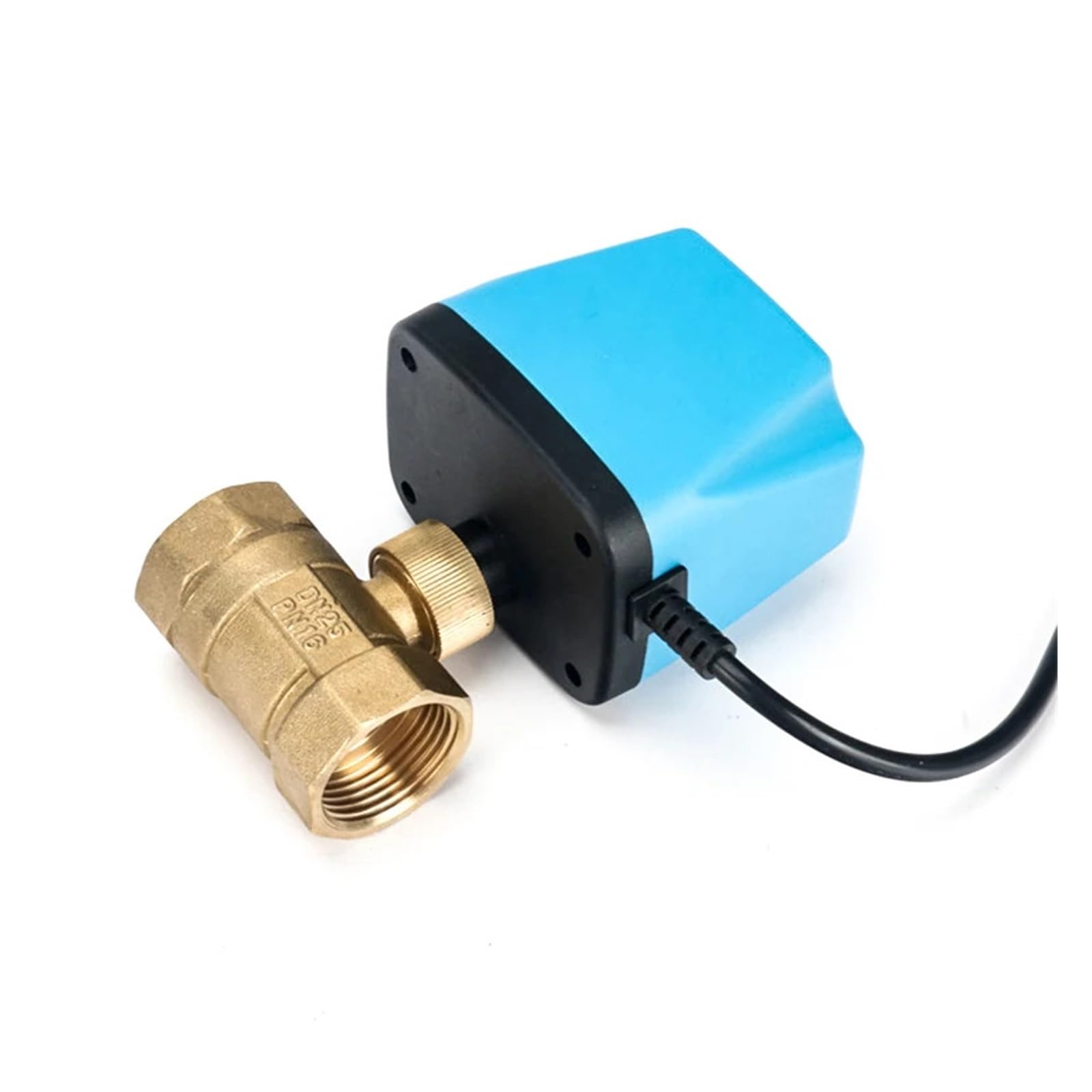 ZXTIIEUF 1PCS 1/2" 3/4" 1" 2" Normally Open Electric Ball Valve 220V 12V 24V 2 Wire Brass Electric Ball Valve Replacement Solenoid Valve(24VDC-OPEN,0.75 Inch)