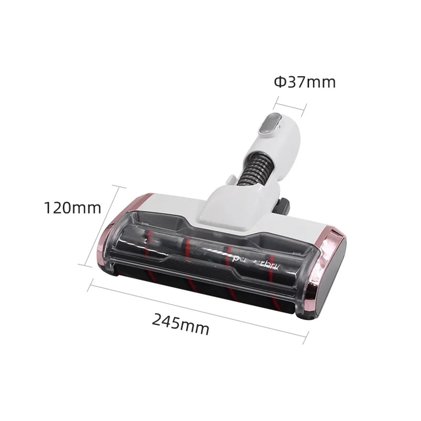 Cabezal De Cepillo Principal for Aspiradora, Compatible Con Midea, P6 Master P6Snow, Herramienta De Cabezal De Cepillo De Piso Motorizado Suave for Piso Con Rodillo Barredor