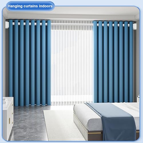 Barra de ropa para armario y baño extensible para separar estancias LWX 6