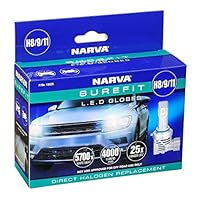 Narva 18428 H8/9/11 SureFit LED Globe 2-Pieces Pack