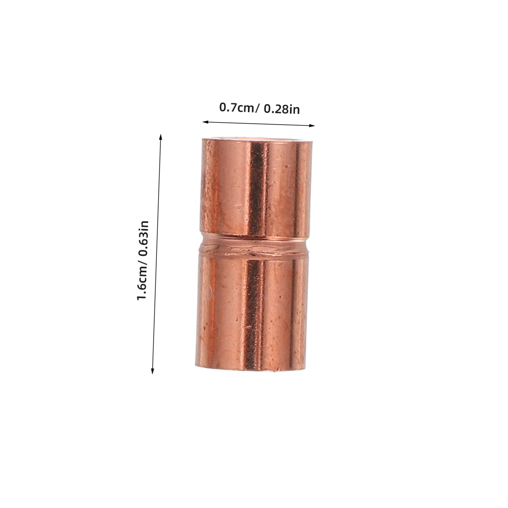 Unomor 5pcs Copper Connectors Pvc to Coupling Reed Fitting Saver Industrial Replacement Part Industrial Parts Welding