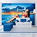 Produktbild Wuyyii Tapete E Nichtgewebte Kundenspezifische Tapete 3D Reizvolle Bikini-Schönheit   3D Für Wandtapete Des Fernsehen-3D -400X280CM