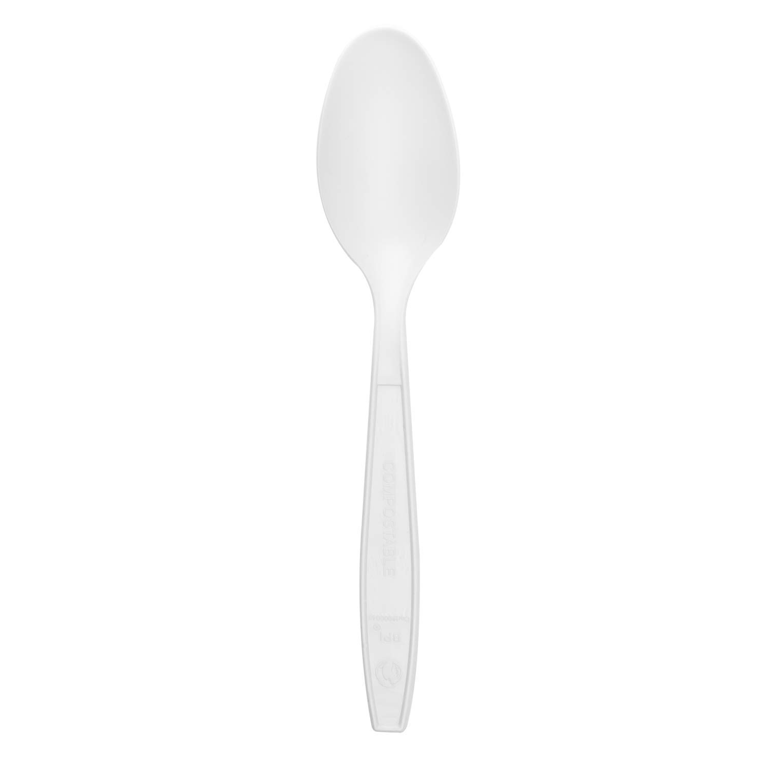 Karat Earth KE-U4513 (Natural) PLA Compostable Tea Spoon, Heavy - Natural (Case of 1000)
