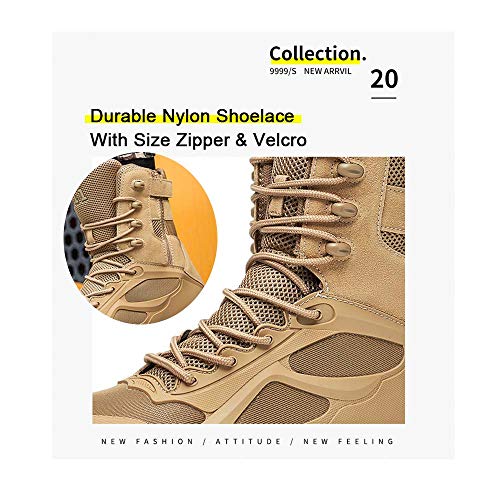 Bitiger Military Tactical 7 Inch Boots Breathable Lightweight Mens Army Jungle Shoes Desert Ankle Army Footwear For Men3