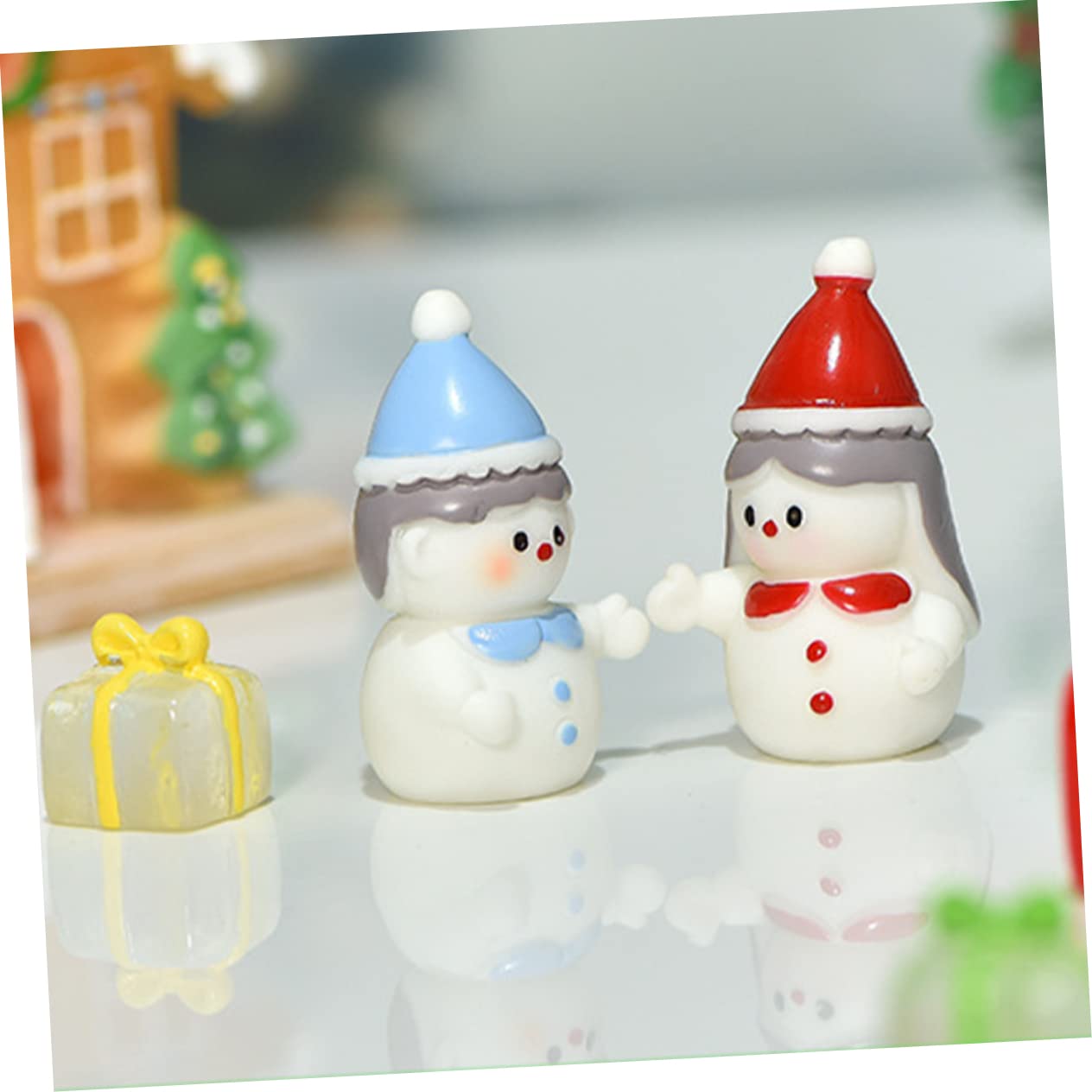 Alipis 32 Uds Muñeco De Nieve De Resina Estatua De Muñeco De Nieve De Vacaciones Estatuilla De Muñeco De Nieve Coleccionable Adornos De Mesa De Navidad Centro De Mesa De Invierno Pequeña