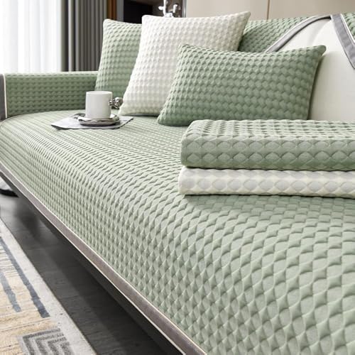 Summer New Cooling Ice Doug Couch Cover,Upgrade Honeycomb Anti-slip Sofa Cover,3D Structure...