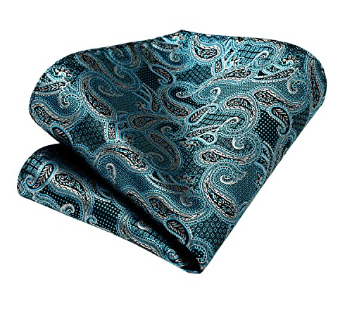 Enlision Cravatta Uomo Eleganti Cravatta Turchese