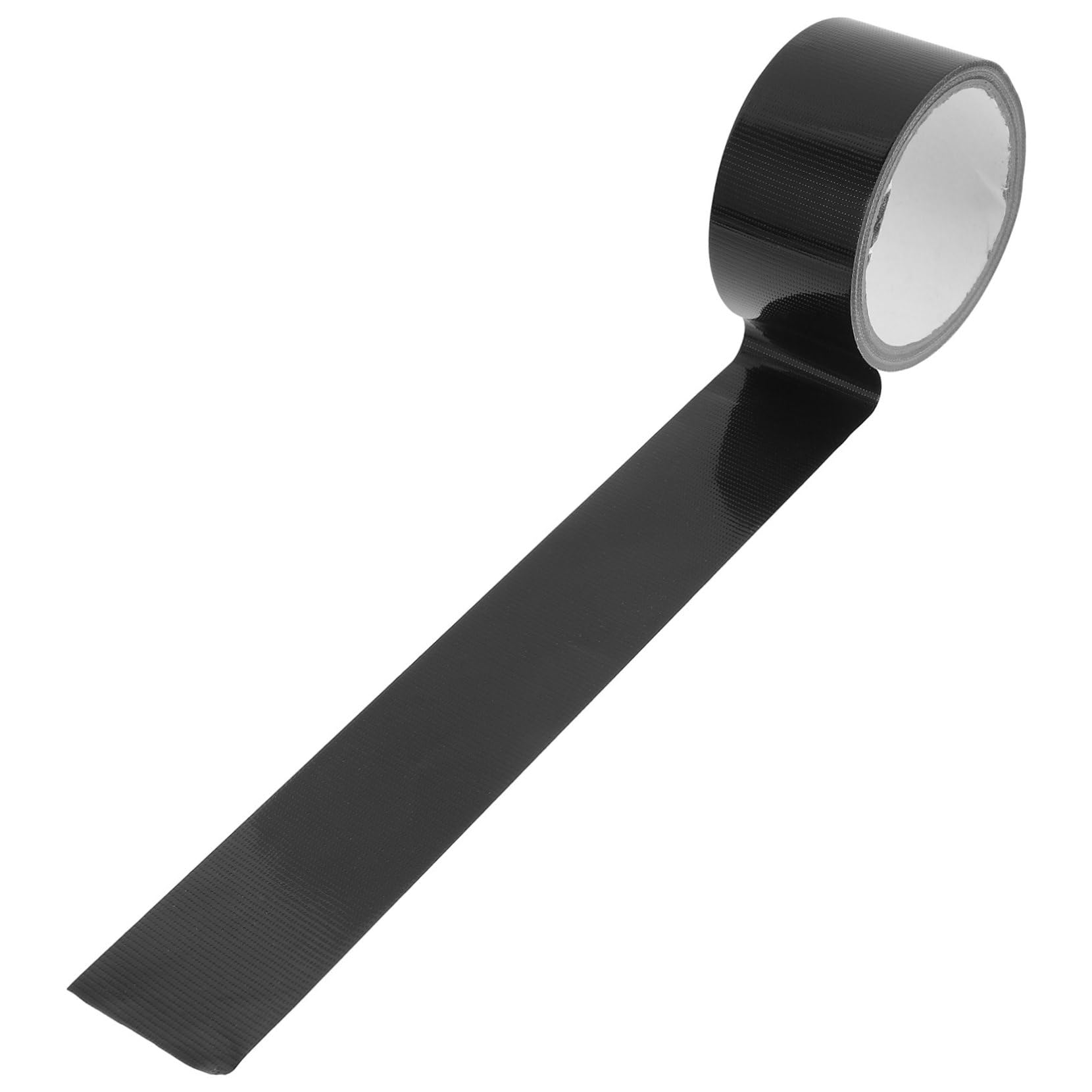 Ciieeo Cinta Fuerte Conducto Alfombra Cinta Adhesiva Reparar Cinta De Butilo Artesanía Cinta De Reparación De Telas Cinta Autoadhesiva Banda Negro Fibra De Gasa 2 Rollos*4