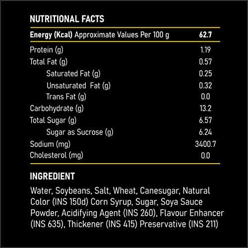 Image of Borngrit Chefsway Dark Soy Sauce - 100% Natural, No Artificial Colors, Rich Flavor Cooking Sauce (220g)