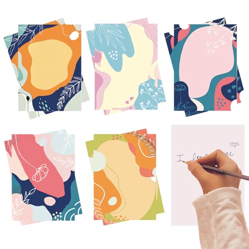 Image of Party Propz Blank Cards With Envelopes - Set of 15 Pcs Best Wishes Card For Gift Packing | Notecards With Envelopes | Greeting Card Paper | Multicolour (Cardstock)