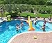 G-Loco Pool Volleyball Set and Pool Basketball Hoops; Pool Float Games; Includes 2 Balls; 1 Pump; Floating Pool Basketball Hoop; Pool Volleyball Net; Volleyball for Pool; Basketball for Pool; UPGRADED