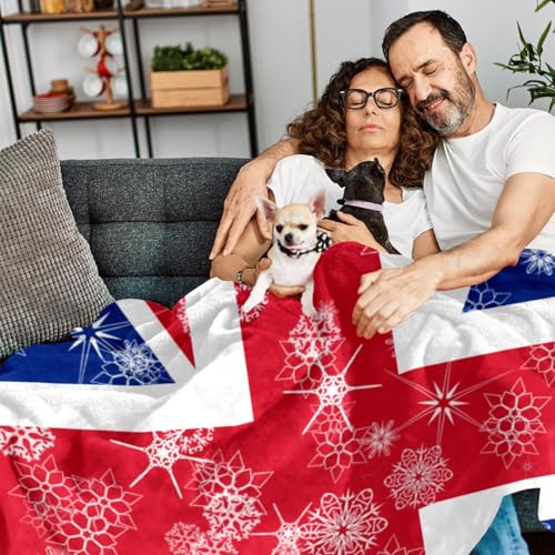 Couverture microfibre chaude et douce Union Jack jeté de canapé isolant - 7