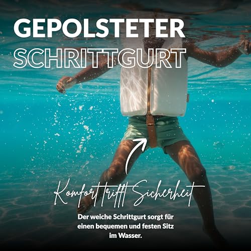 NOARD Kinder Schwimmweste (2-6 J. / 15-30 kg) Schwimmhilfe mit Schrittgurt – Ansicht 6