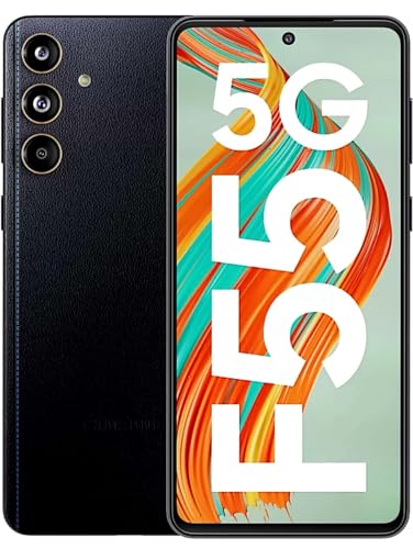 Samsung Galaxy F55 5G (Raisin Black, 128 GB) (8 GB RAM)