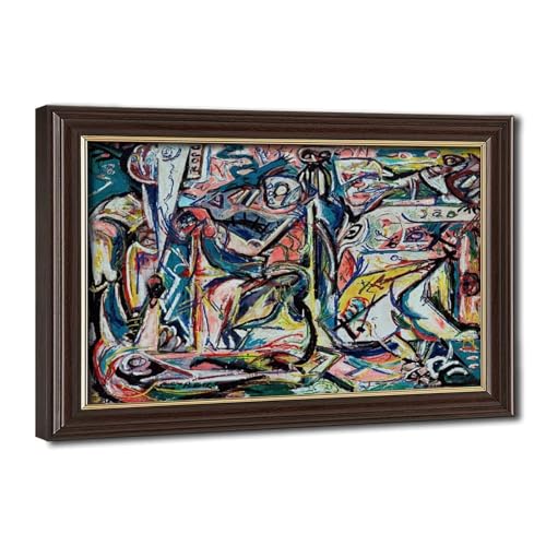 Toile Jackson Pollock Circision poster decoration murale suspendre pour salon moderne